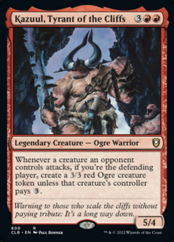 Kazuul, Tyrant of the Cliffs [Commander Legends: Battle for Baldur's Gate] - The Mythic Store | 24h Order Processing