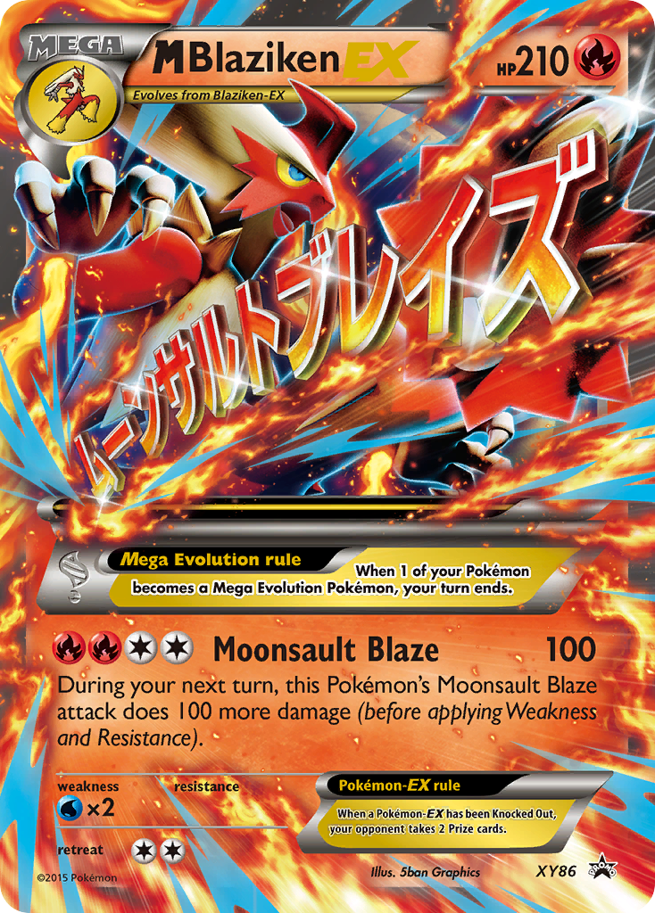 M Blaziken EX (XY86) [XY: Black Star Promos] - The Mythic Store | 24h Order Processing