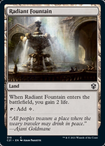 Radiant Fountain [Commander 2021] - The Mythic Store | 24h Order Processing