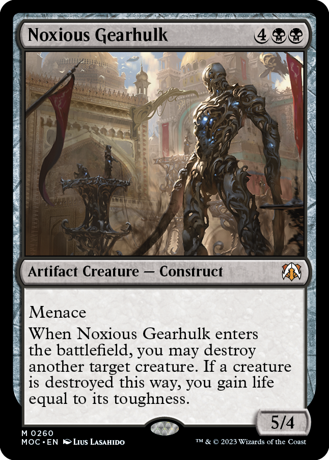 Noxious Gearhulk [March of the Machine Commander] - The Mythic Store | 24h Order Processing