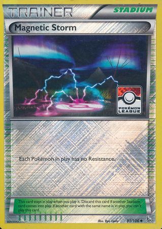 Magnetic Storm (91/106) (League Promo) [XY: Flashfire] - The Mythic Store | 24h Order Processing