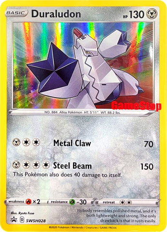Duraludon (SWSH028) (GameStop Exclusive) [Sword & Shield: Black Star Promos] - The Mythic Store | 24h Order Processing