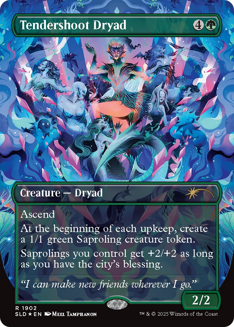 Tendershoot Dryad (Double Rainbow Foil) [Secret Lair Drop Series] - The Mythic Store | 24h Order Processing
