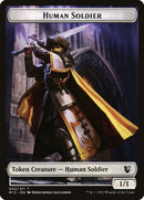 Golem // Human Soldier Double-Sided Token [Double Masters Tokens] - The Mythic Store | 24h Order Processing
