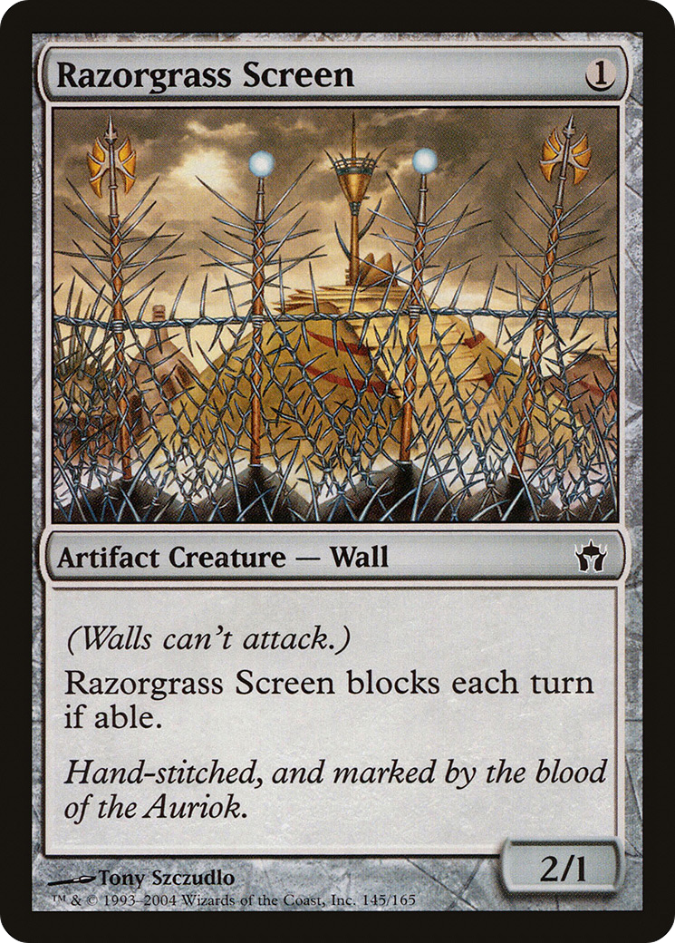 Razorgrass Screen [Fifth Dawn] - The Mythic Store | 24h Order Processing