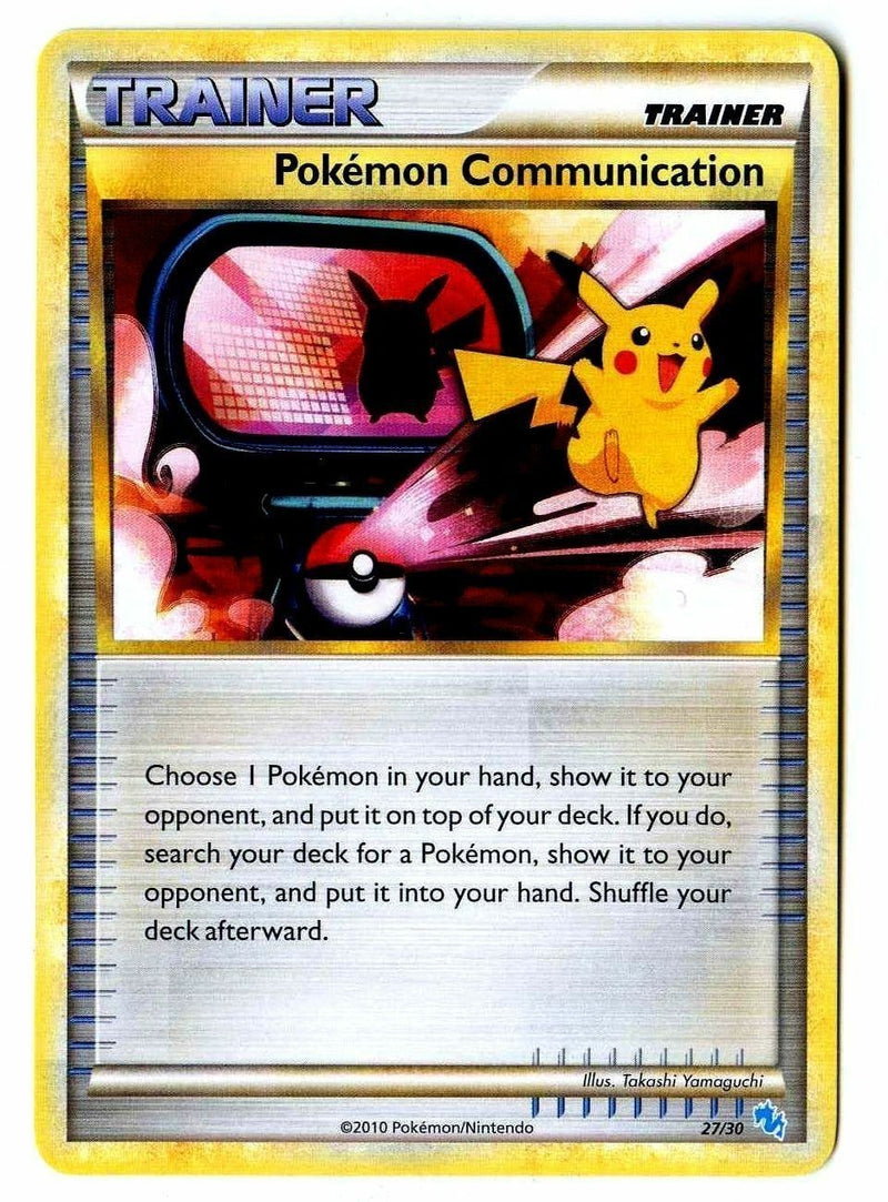 Pokemon Communication (27/30) [HeartGold & SoulSilver: Trainer Kit - Gyarados] - The Mythic Store | 24h Order Processing