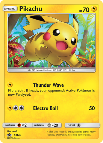 Pikachu (SM76) [Sun & Moon: Black Star Promos] - The Mythic Store | 24h Order Processing