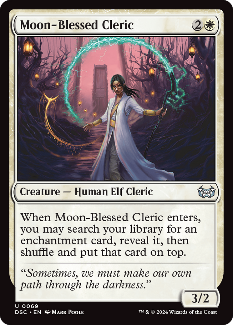 Moon-Blessed Cleric [Duskmourn: House of Horror Commander] - The Mythic Store | 24h Order Processing