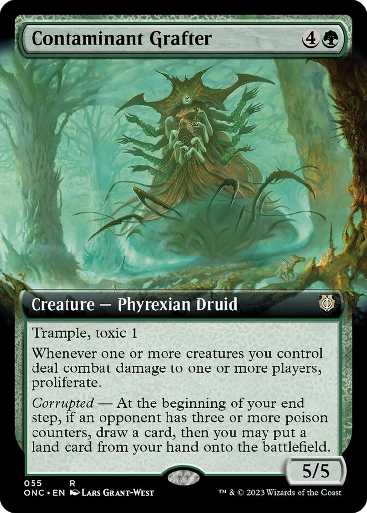 Contaminant Grafter (Extended Art) [Phyrexia: All Will Be One Commander] - The Mythic Store | 24h Order Processing