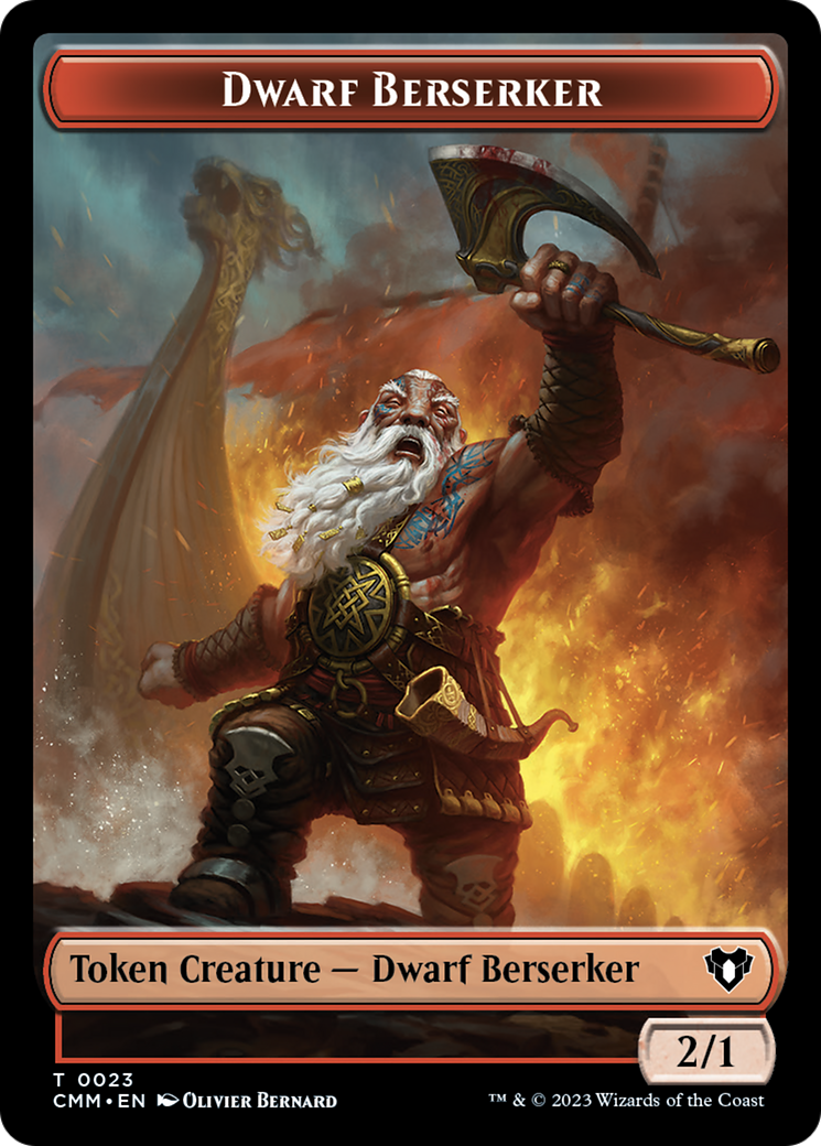 Dwarf Berserker Token [Commander Masters Tokens] - The Mythic Store | 24h Order Processing