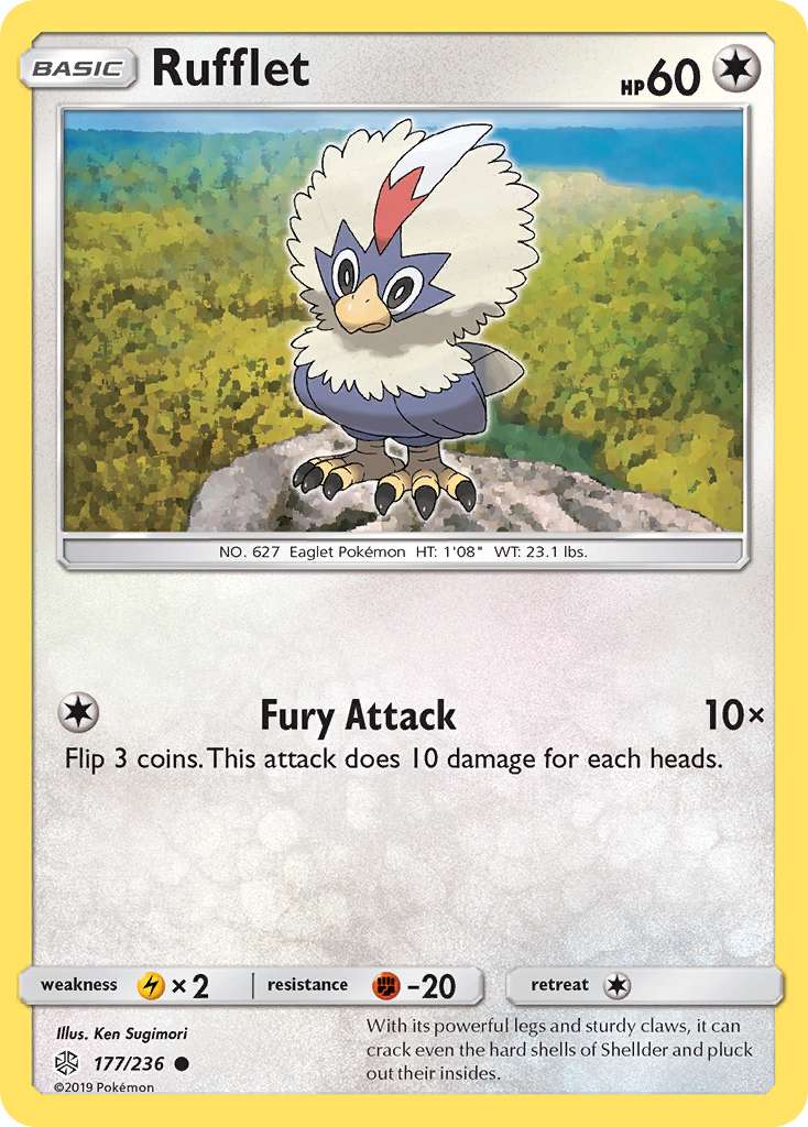 Rufflet (177/236) [Sun & Moon: Cosmic Eclipse] - The Mythic Store | 24h Order Processing