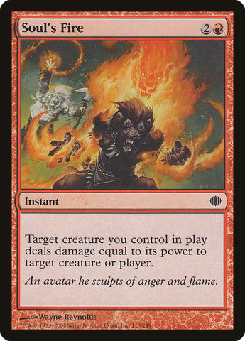 Soul's Fire [Shards of Alara] - The Mythic Store | 24h Order Processing