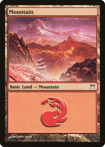 Mountain (299) [Champions of Kamigawa] - The Mythic Store | 24h Order Processing