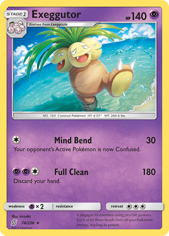 Exeggutor (74/236) [Sun & Moon: Unified Minds] - The Mythic Store | 24h Order Processing
