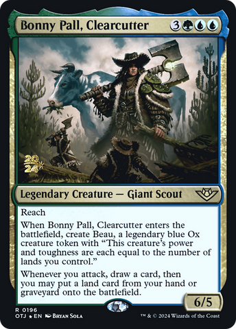Bonny Pall, Clearcutter [Outlaws of Thunder Junction Prerelease Promos] - The Mythic Store | 24h Order Processing