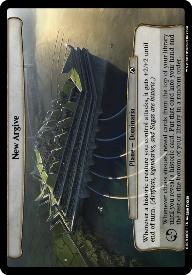 New Argive [March of the Machine Commander] - The Mythic Store | 24h Order Processing