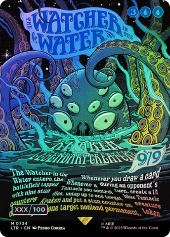 The Watcher in the Water (Borderless Poster) (Serialized) [The Lord of the Rings: Tales of Middle-Earth] - The Mythic Store | 24h Order Processing