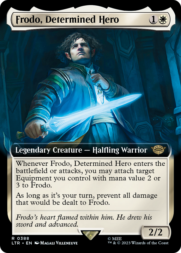 Frodo, Determined Hero (Extended Art) [The Lord of the Rings: Tales of Middle-Earth] - The Mythic Store | 24h Order Processing