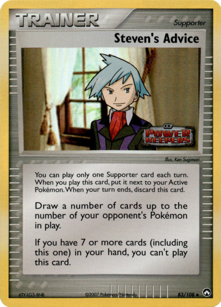 Steven's Advice (83/108) (Stamped) [EX: Power Keepers] - The Mythic Store | 24h Order Processing