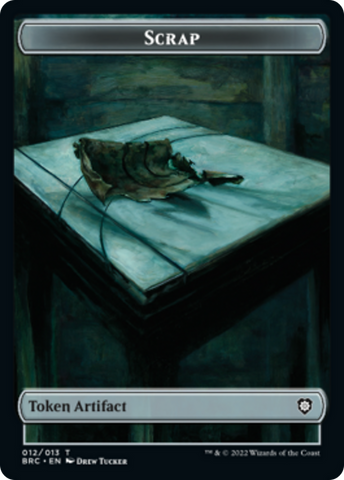 Scrap // Powerstone Double-Sided Token [The Brothers' War Commander Tokens] - The Mythic Store | 24h Order Processing