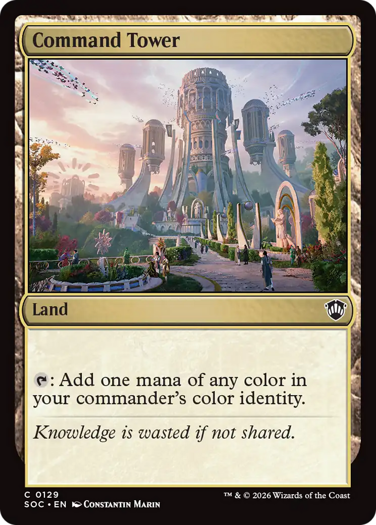 Command Tower [Secrets of Strixhaven Commander] - The Mythic Store | 24h Order Processing