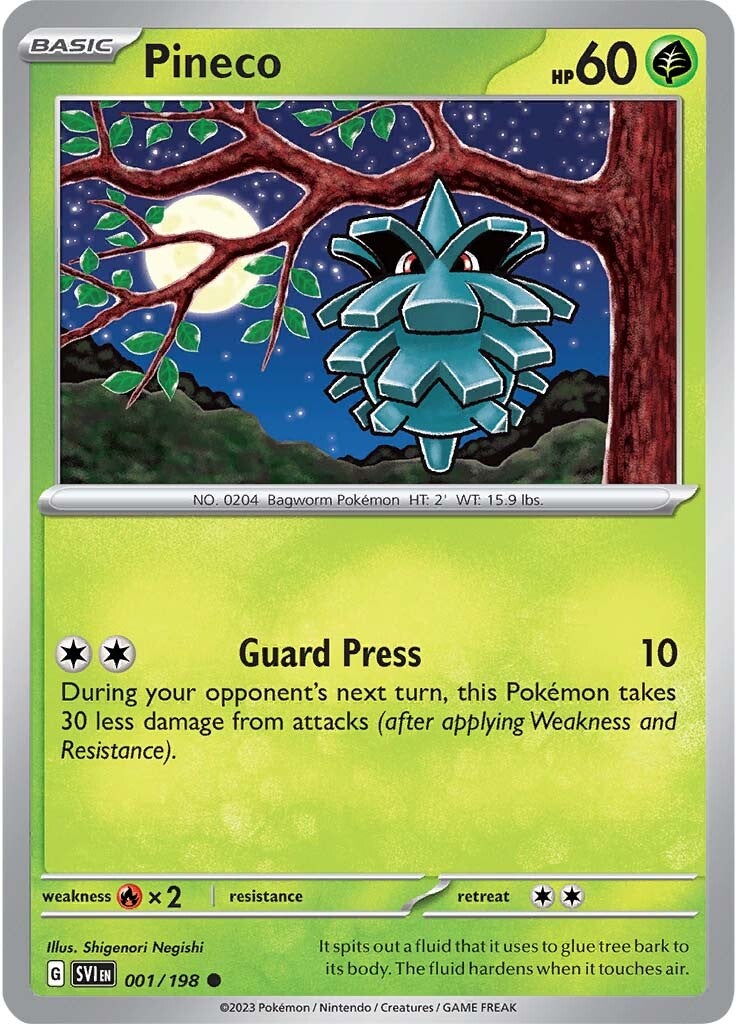 Pineco (001/198) [Scarlet & Violet: Base Set] - The Mythic Store | 24h Order Processing
