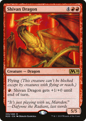 Shivan Dragon [Core Set 2020] - The Mythic Store | 24h Order Processing