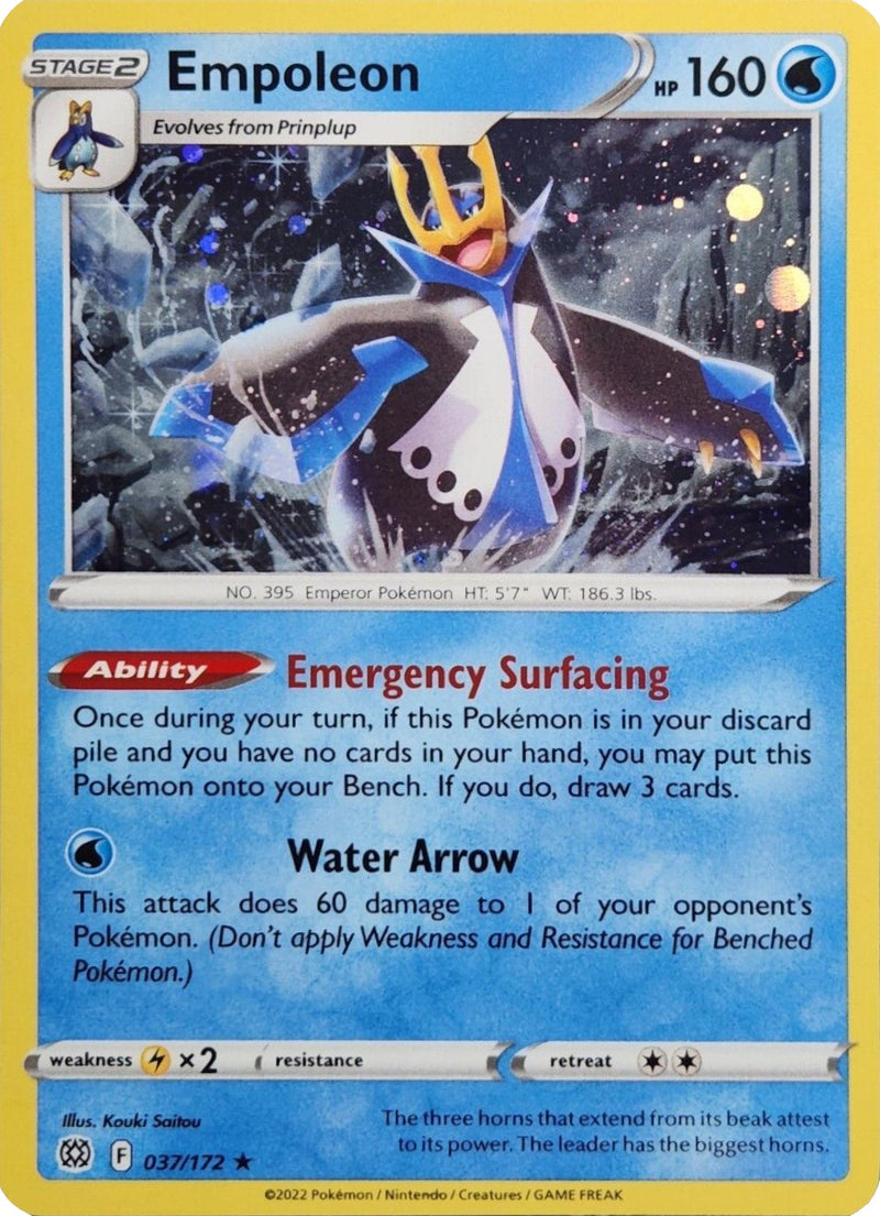 Empoleon (037/172) (Cosmos Holo) [Sword & Shield: Brilliant Stars] - The Mythic Store | 24h Order Processing