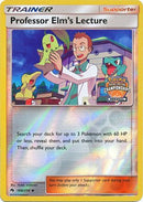 Professor Elm's Lecture (188/214) (Regional Championship Promo) [Sun & Moon: Lost Thunder] - The Mythic Store | 24h Order Processing