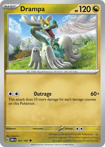 Drampa (161/197) [Scarlet & Violet: Obsidian Flames] - The Mythic Store | 24h Order Processing