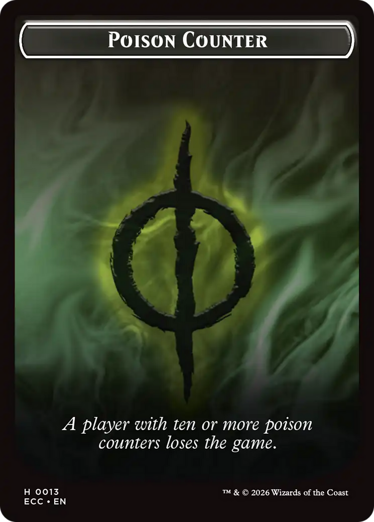 Saproling // Poison Counter Double-Sided Token [Lorwyn Eclipsed Tokens] - The Mythic Store | 24h Order Processing