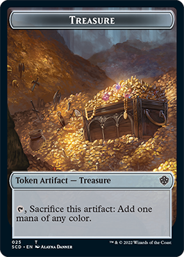 Treasure // Treasure Double-Sided Token [Starter Commander Decks] - The Mythic Store | 24h Order Processing