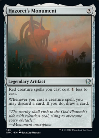 Hazoret's Monument [Dominaria United Commander] - The Mythic Store | 24h Order Processing