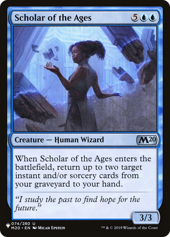 Scholar of the Ages [The List] - The Mythic Store | 24h Order Processing