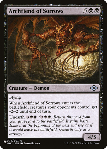 Archfiend of Sorrows [The List] - The Mythic Store | 24h Order Processing