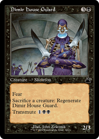 Dimir House Guard (Retro Frame) [Ravnica Remastered] - The Mythic Store | 24h Order Processing