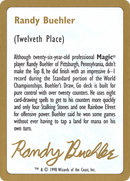 Randy Buehler Bio [World Championship Decks 1998] - The Mythic Store | 24h Order Processing