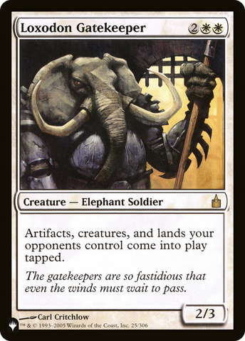 Loxodon Gatekeeper [The List] - The Mythic Store | 24h Order Processing