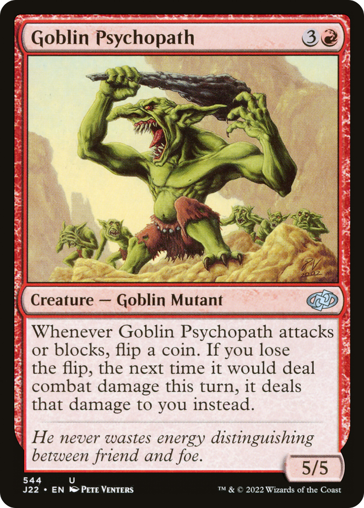 Goblin Psychopath [Jumpstart 2022] - The Mythic Store | 24h Order Processing
