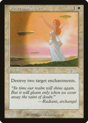 Peace and Quiet [Urza's Legacy] - The Mythic Store | 24h Order Processing