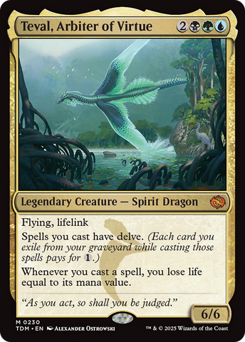 Teval, Arbiter of Virtue [Tarkir: Dragonstorm] - The Mythic Store | 24h Order Processing