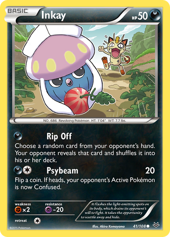 Inkay (41/108) [XY: Roaring Skies] - The Mythic Store | 24h Order Processing