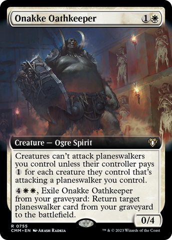 Onakke Oathkeeper (Extended Art) [Commander Masters] - The Mythic Store | 24h Order Processing