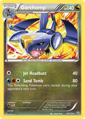 Garchomp (91/124) [Black & White: Dragons Exalted] - The Mythic Store | 24h Order Processing