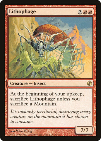 Lithophage [Duel Decks: Venser vs. Koth] - The Mythic Store | 24h Order Processing