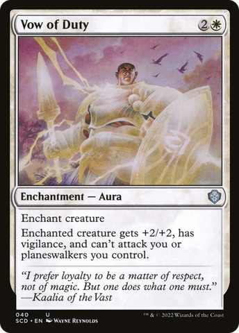 Vow of Duty [Starter Commander Decks] - The Mythic Store | 24h Order Processing