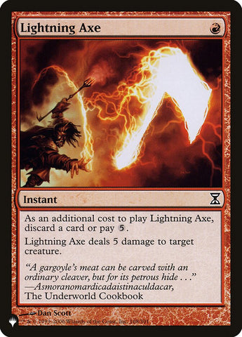 Lightning Axe [The List] - The Mythic Store | 24h Order Processing