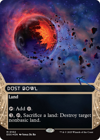 Dust Bowl (0102) (Borderless) (Galaxy Foil) [Edge of Eternities: Stellar Sights] - The Mythic Store | 24h Order Processing