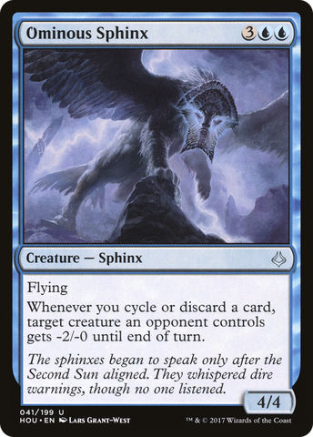Ominous Sphinx [Hour of Devastation] - The Mythic Store | 24h Order Processing