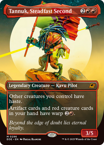 Tannuk, Steadfast Second (Borderless) [Edge of Eternities] - The Mythic Store | 24h Order Processing